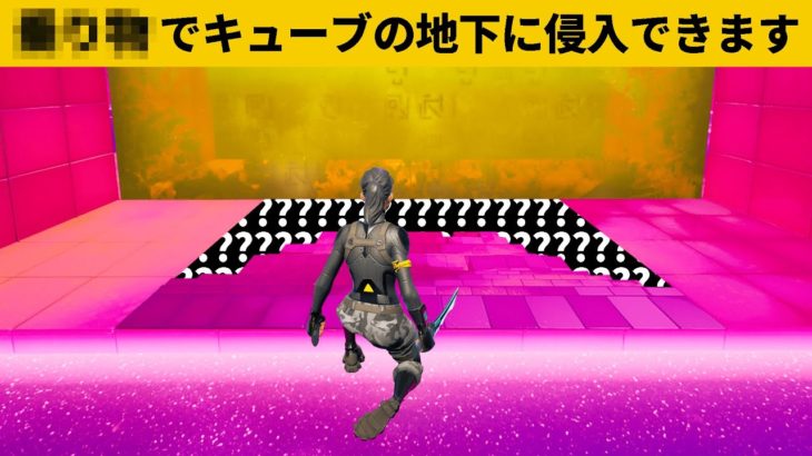 【小技集】誰でも入れるキューブの「チート部屋」知ってますか？シーズン８最強バグ小技裏技集！【FORTNITE/フォートナイト】
