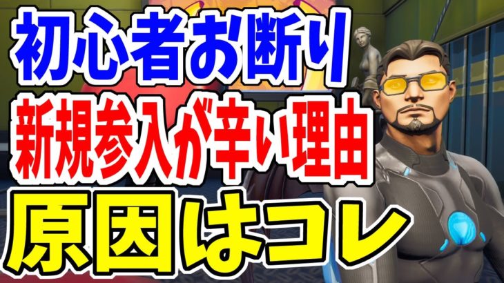 【フォートナイト】初心者お断りと言われてしまう現状 原因となっている要素を3つに絞り話しています【トーク動画】