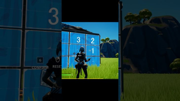 【フォートナイト/Fortnite】初心者でも”簡単”にできる、対面小技を解説❢  【対面小技#1】 #Shorts