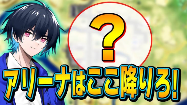 【練習に最適】激戦区かつ物資が潤沢!!チャプター3のアリーナ降下はここで決まり!【フォートナイト/Fortnite】