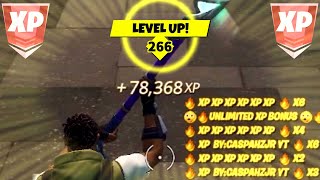 【3秒で10,000XP!!】放置するだけで爆速でレベルが上がる最強の方法がヤバイ…【フォートナイト】