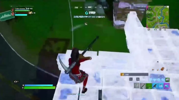 【フォートナイト】直差し初心者が1HPから1人でビクロイ‼︎#fortnite #フォートナイト