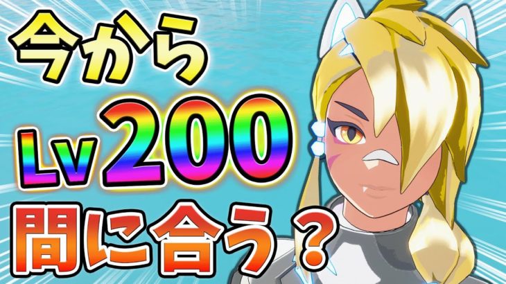 【レベル上げ】今からLv200までレベル上げ間に合うか検証してみた！04月10日ver【チャプター3】【シーズン2】【フォートナイト】