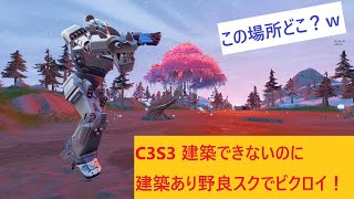 【フォートナイト】C3S3 建築出来ないけどアジアサーバー建築あり野良スクワッドでビクロイ！【Fortnite】