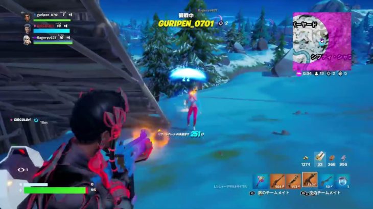 Fortniteフォートナイト 初心者による神プレイ