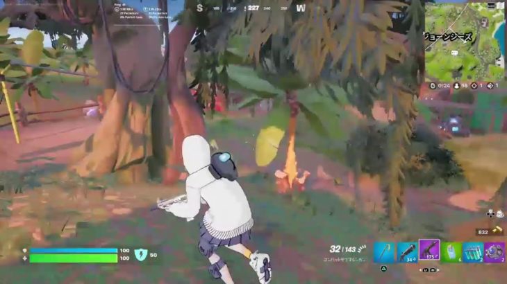 ［Fortnite/フォートナイト］17時位まで！建築出来ない大人のゼロビルド。