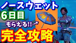 ノースウェットサマー クエスト6日目完全攻略【フォートナイト攻略】