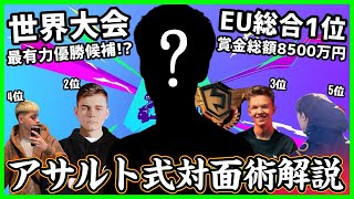 【EU総合1位から学ぶ】アサルトだけでも対面に勝つ立ち回り!?彼が最も世界1位に近いかもしれないので解説します【フォートナイト】