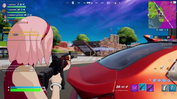 Fortnite   PC 初心者　ぼこぼこにされる　#Fortnite #ふぉーとないと #フォートナイト　#ゲーミングpc #キーマウ　#初心者　#パッド　#コンバーター