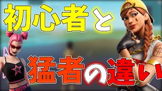 【フォートナイト】初心者と猛者の違いpart2 ＃ユウキング　＃フォートナイト　＃初心者と猛者の違い