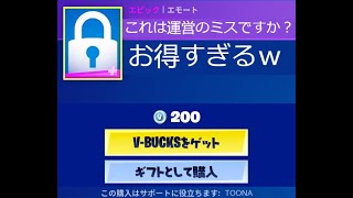 「フォートナイト」これは運営のミスですか？