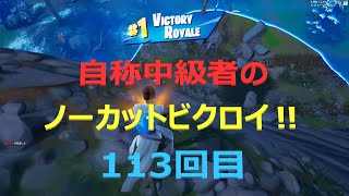 難しい建築が出来なくてもビクロイ！！自称中級者のノーカットビクロイ113回目【フォートナイト/FORTNITE】