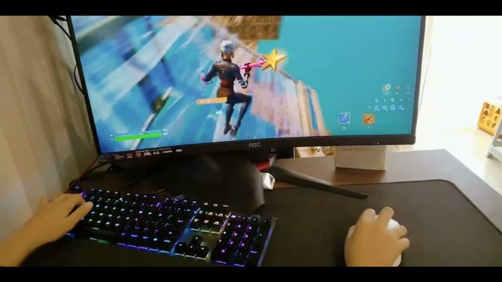 手元動画  pc移行2ヶ月のフリービルド ひたすら建築練習 【フォートナイト/fortnite】