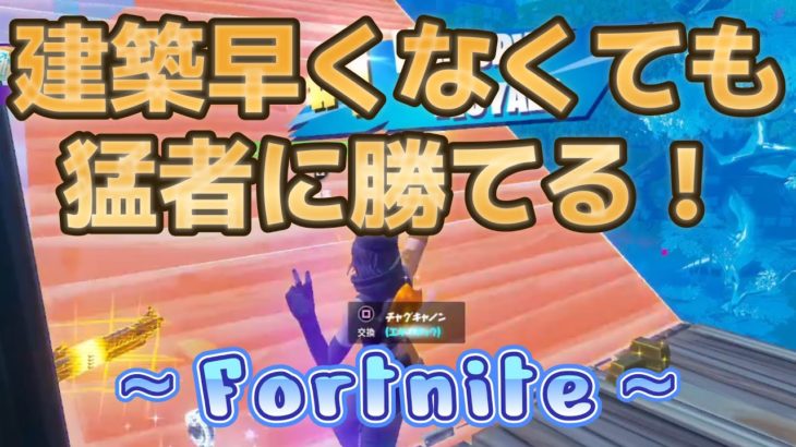 ラスト1VS1猛者！建築早くなくても勝てる！ビクロイ【フォートナイト/Fortnite】