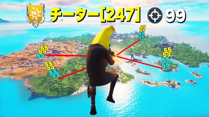 【即BAN】やばすぎるチーターに会ってしまった…【フォートナイト/Fortnite】