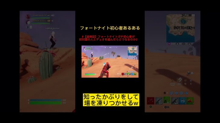 フォートナイト初心者あるあるその22#shorts #fortnite#フォートナイト