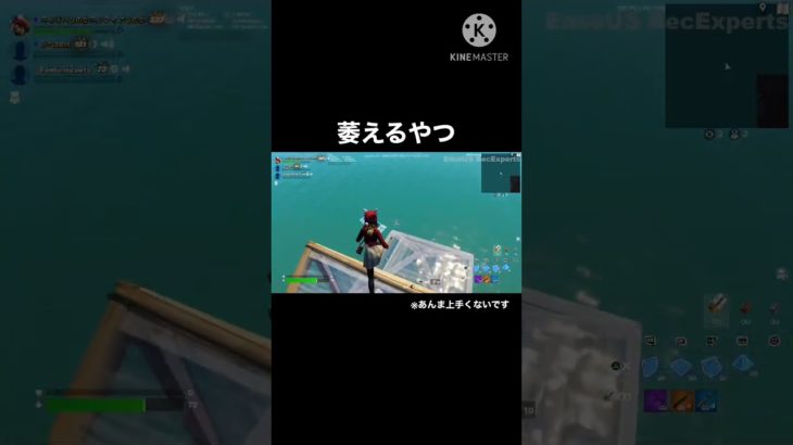 【フォートナイト】友達とタイマン！ 建築は上手くいったのになぁ #フォートナイト #fortnite #shorts