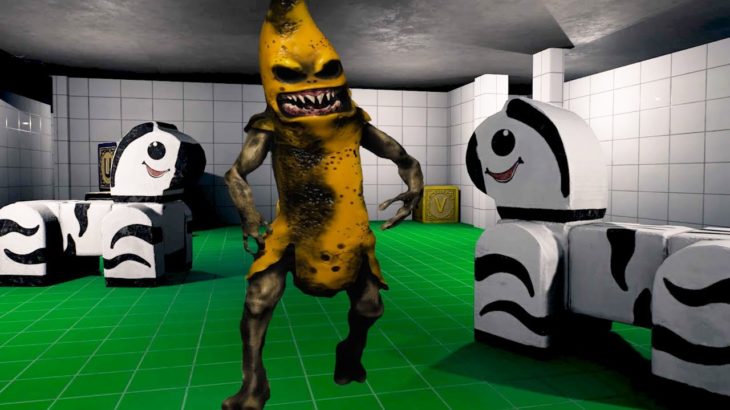 SNSで話題のバナナが迫ってくる「野菜の悪夢」というホラーゲームが怖すぎるフォートナイト（絶叫あり）