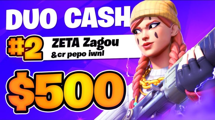 2ND DUO CASH CUP FINALS ($500) 🏆 w/pepo【FORTNITE/フォートナイト】