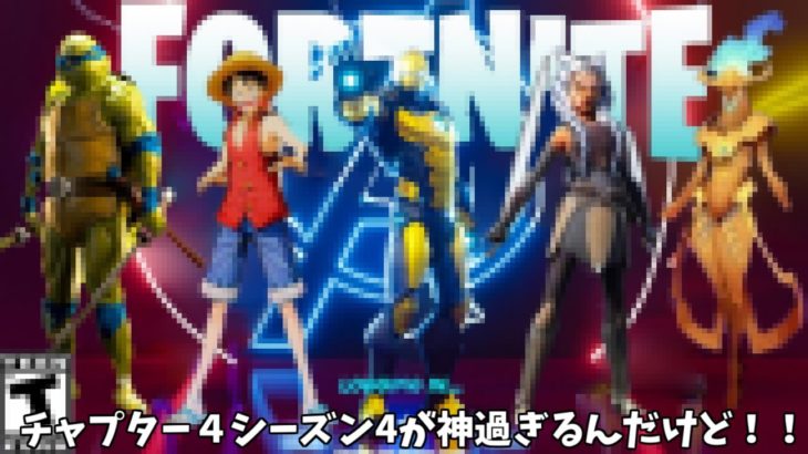 【フォートナイト】チャプター４シーズン4のバトルパススキンやコラボする作品が神過ぎるんだけど！！