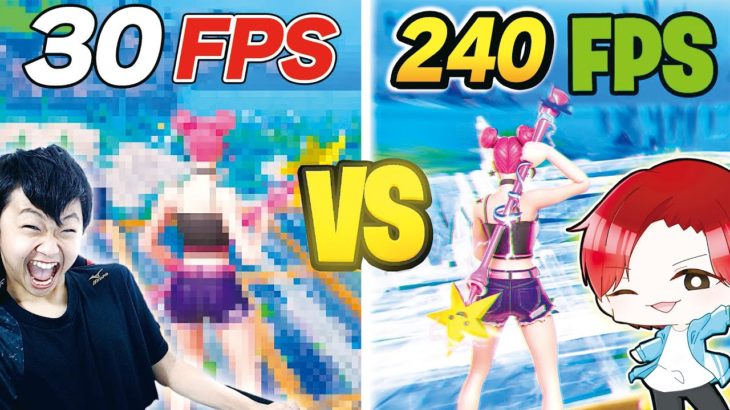 【鬼畜】フォトナ実況者たち全員の『FPS』を実力に合わせて下げて”最強決定戦”したらプロにも勝てるんじゃね？ｗｗｗ【フォートナイト】