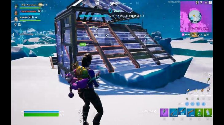 建築猛者な敵なのに足見えてますよ😳【フォートナイト/Fortnite】