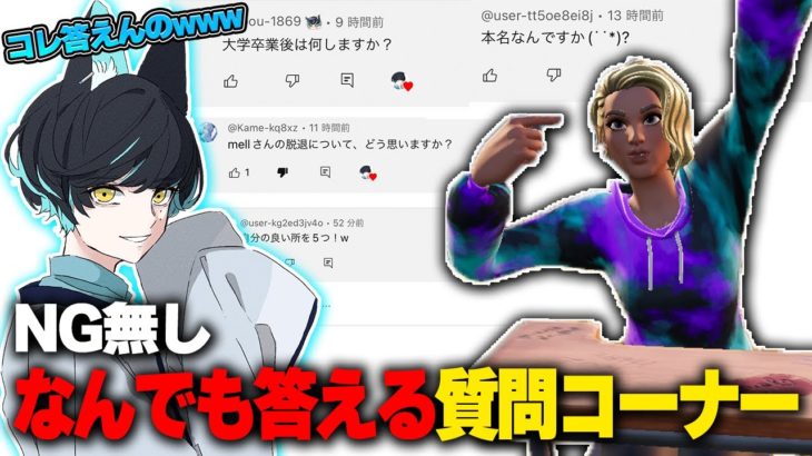 【NGなし】遅めの夏休み質問コーナー【Fortnite/フォートナイト】