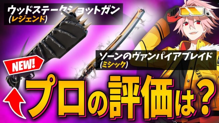 フォートナイトメアで追加された新武器はどっちも弱い！？プロの評価は？【フォートナイト/FORTNITE】