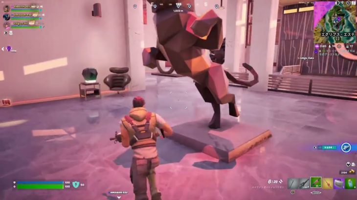 【ゼロビルド】初心者が野良スクワッドでビクロイ【フォートナイト/FORTNITE】