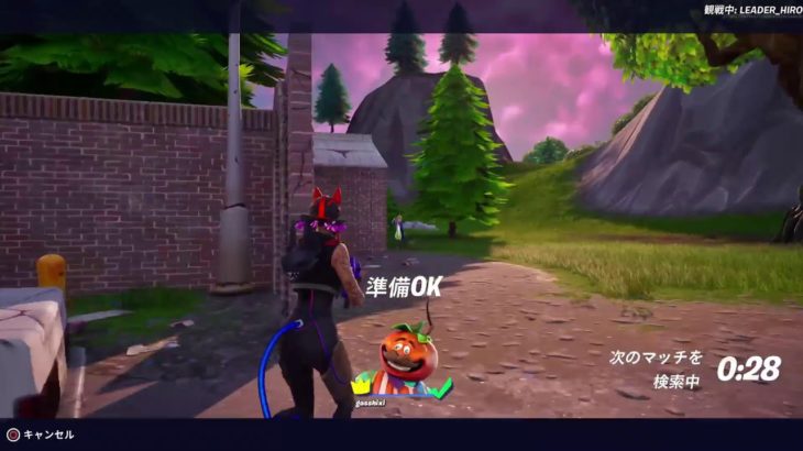 【Fortnite】 射撃,建築よわよわ師のフォートナイト　人が集まれば参加型