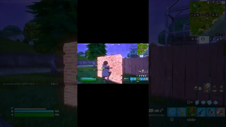 建築にこもりだした敵がいきなりツルハシだけで攻撃してくる!？『フォートナイト/Fortnite』#Shorts