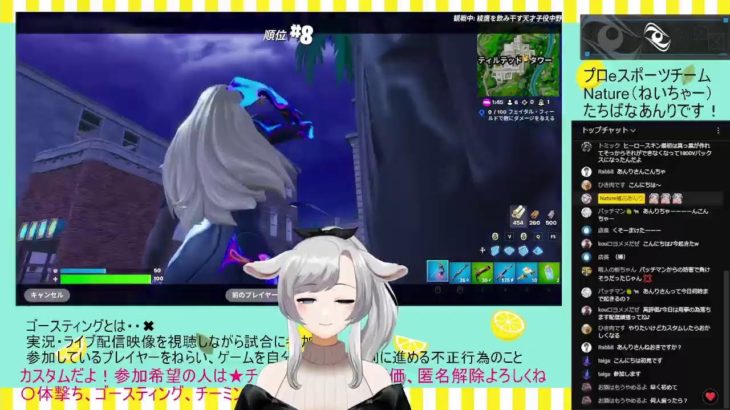 【フォートナイト】カスタムマッチ　バトロワ一緒にあそぼ🎮   初心者🔰OK 　ライブ 配信  #vtuber  #あんりある　#fortnite　参加型