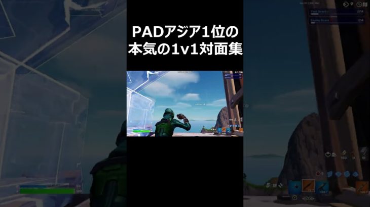 PADアジア1位の本気の対面集 #shorts 【フォートナイト/Fortnite】