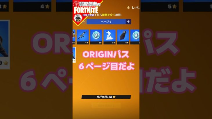 ６ページ目だよ#フォートナイト#fortnite#shorts#tiktok#filmora#ライブ#ぽんこつ#エンジョイフォトナ#ビクロイ#シーズン#OG#バトルパス#ORIGIN#パス#レベル上げ