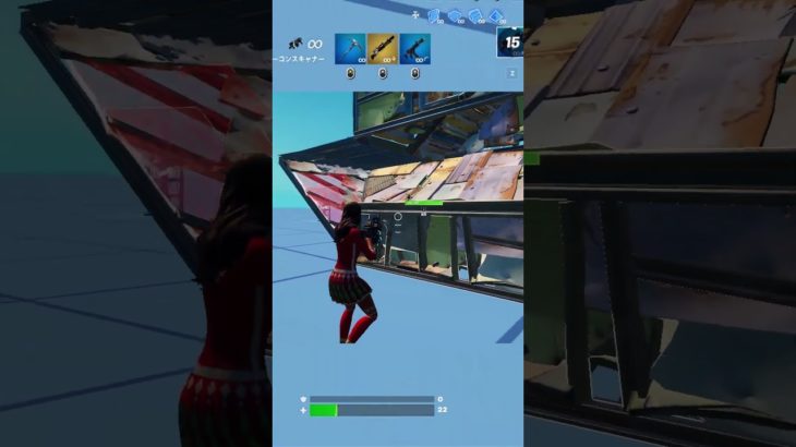 この頑丈な建築を10秒で壊す方法ｗｗｗ【フォートナイト/FORTNITE】【ゆっくり実況】#フォートナイト #ゆっくり実況#shorts