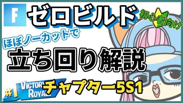 【ゼロビルド】初心者向けにソロ立ち回り解説チャプター5【フォートナイト】