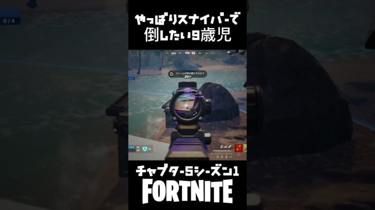 やっぱりスナイパーで倒したい9歳児【Fortnite/フォートナイト】#フォートナイト #ビクロイ #ゼロビルド#fortnite #ネフライト #チャプター5シーズン1#りあん#スナイパー