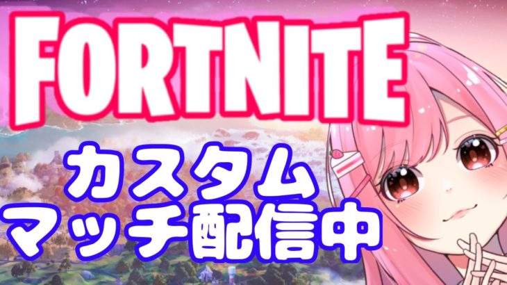 フォートナイトカスタムマッチライブ配信｜ 初見さん大歓迎⭐️全機種参加歓迎🌈【FORTNITE カスタム 参加型 ライブ】