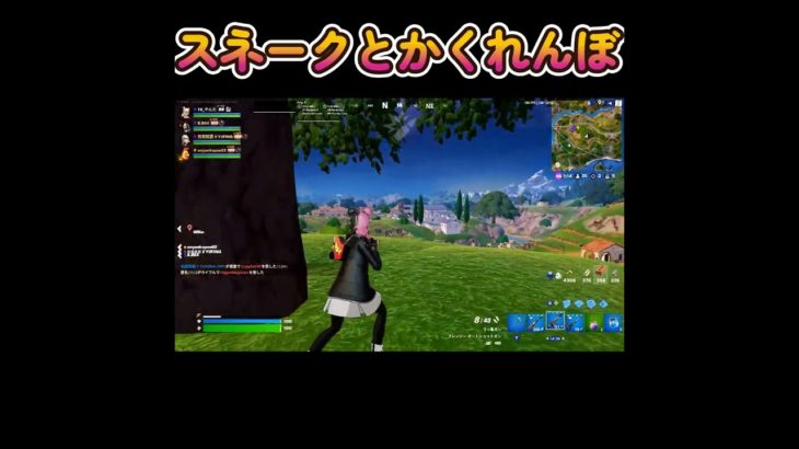 【フォートナイト/Fortnite】ソリッドスネークとかくれんぼ ＃Shorts ＃フォートナイト ＃Fortnite #チャプター5シーズン1