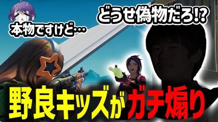 野良キッズが喧嘩売ってきたからボコボコにしてやった笑【FORTNITE/フォートナイト】