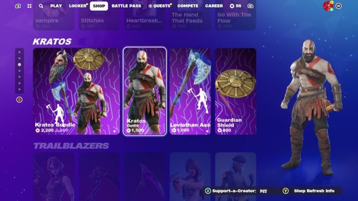 RARE LEVIATHAN AXE AND KRATOS RETURNS! NEW FORTNITE ITEM SHOP RIGHT NOW [March 30th, 2024]