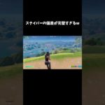 スナイパーの偏差が完璧すぎるw【フォートナイト/FORTNITE】