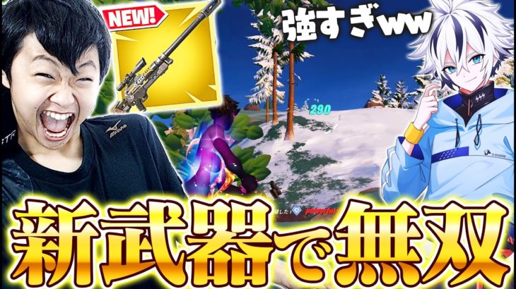 【革命】やっと追加された待望の新スナイパー！DFM Rainyとアンリアル帯で超無双！！【フォートナイト/Fortnite】