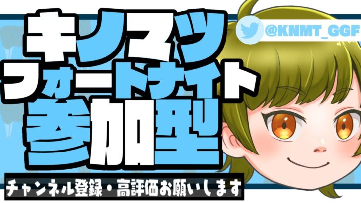 【Fortnite参加型】初心者・初見さん大歓迎🐙通常マッチやカスタム、リクエストによってはクリエ【説明欄固定コメ必読】