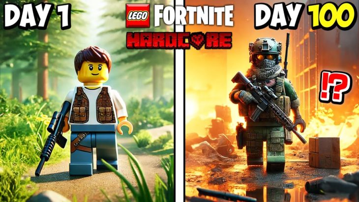 LEGOFortniteの世界で100日間ハードコアモードを生き抜いた結果…【レゴフォートナイト/LEGO Fortnite】