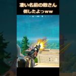 珍しい名前の敵さん＃本人に届け#フォートナイト #fortniteshorts