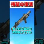 あの人気武器達が復活したぞ・・・【フォートナイト】【ゆっくり実況】#shorts　#フォートナイト