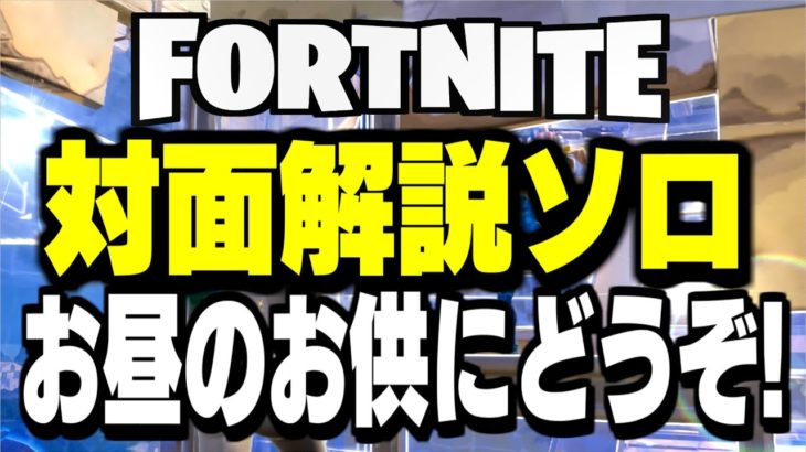 【初心者も必見】負けても勝っても徹底解説するソロ【フォートナイト】