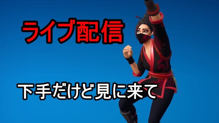 【フォートナイト】参加型配信します!!初心者の人もうまい人も大歓迎です!!14時から17時まで#fortnite #フォートナイト #フォトナ #フォトナ配信#参加型 #参加型配信