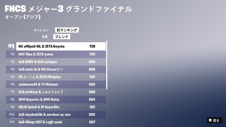 大会配信！ 3日目【フォートナイト/FORTNITE】